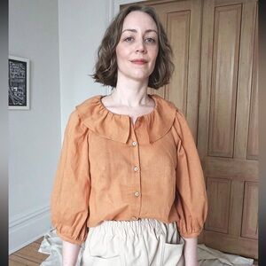 Ursa Minor Dell’Arte Blouse in Pink Clay